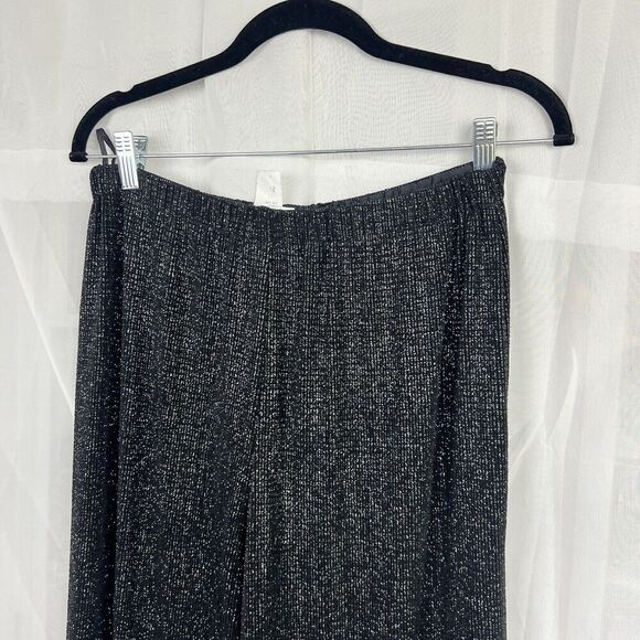 vintage JBS limited sparkly two piece pant set sz Md stretchy classy evening - Picture 7 of 10